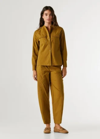 Blouse fluide à poches
