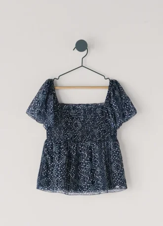 Blouse à imprimé floral