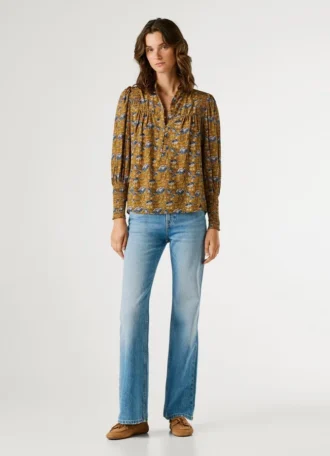 Blouse à imprimé floral