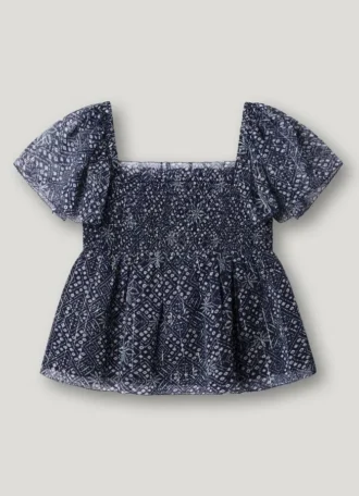 Blouse à imprimé floral