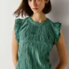 Blouse à plis Blouse à plis