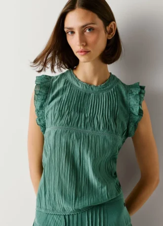 Blouse à plis