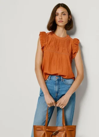Blouse à plis