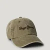 Casquette en sergé avec logo brodé