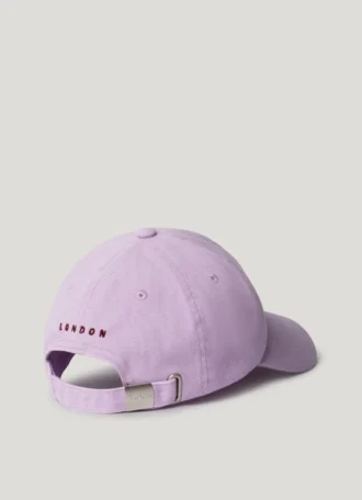Casquette en sergé avec logo brodé