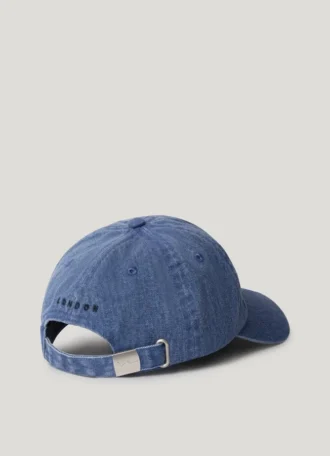 Casquette en sergé avec logo brodé