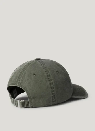 Casquette en sergé avec logo brodé