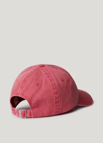 Casquette en sergé avec logo brodé