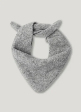 Écharpe en maille triangulaire