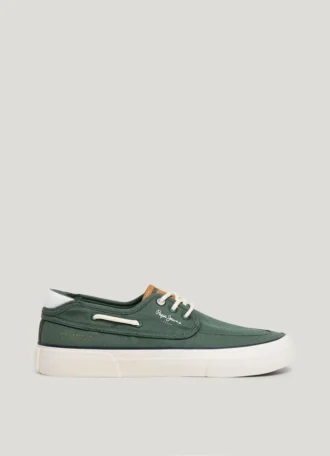 Chaussures bateau en toile