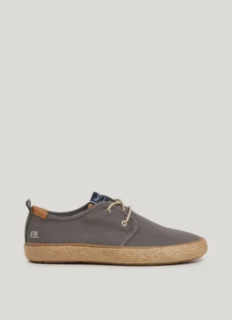 Chaussures Blucher avec détails en jute