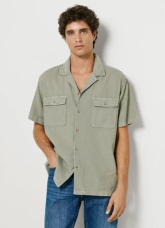 Chemise à col cubain
