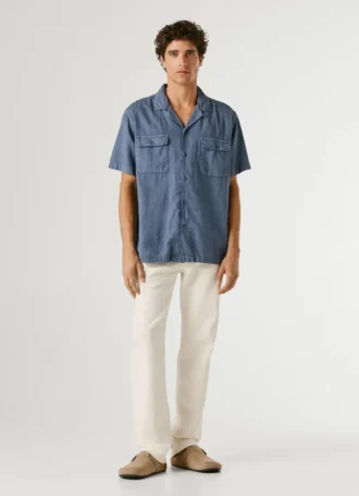 Chemise à col cubain