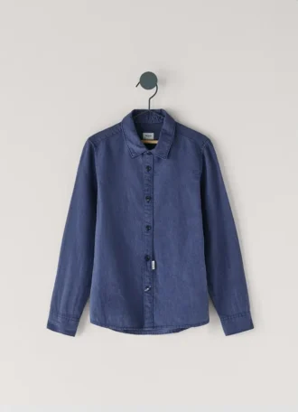 Chemise en lin coupe classique