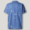 Chemise en popeline à col cubain Chemise en popeline à col cubain