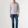 Chemise en popeline rayée, coupe classique Chemise en popeline rayée, coupe classique
