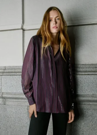 Chemise fluide à rayures