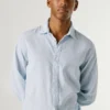 Chemise à imprimé géométrique, coupe classique Chemise à imprimé géométrique, coupe classique
