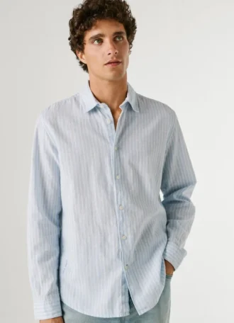Chemise rayée coupe classique