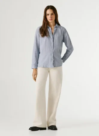 Chemise à rayures coupe ample