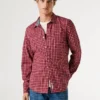 Chemise slim en popeline à carreaux Chemise slim en popeline à carreaux