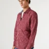 Chemise slim en popeline à carreaux Chemise slim en popeline à carreaux