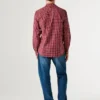 Chemise slim en popeline à carreaux Chemise slim en popeline à carreaux