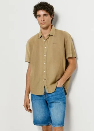 Chemise teinte en pièce