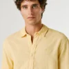 Chemise teinte en pièce, coupe classique Chemise teinte en pièce, coupe classique