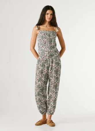 Haut à bretelles à imprimé floral