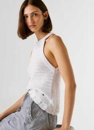 Haut dos nu en crochet