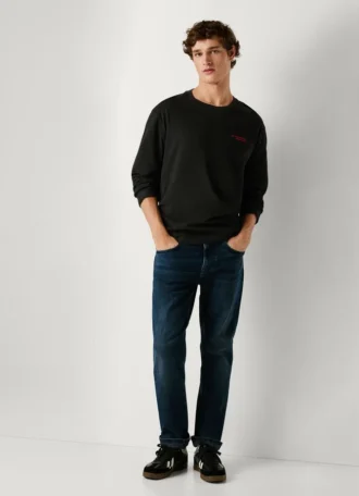 Jean coupe droite taille mi-haute – Cash Jean coupe droite taille mi-haute – Cash
