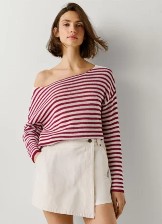 Jupe-short en denim coupe classique