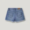Jupe-short en denim coupe décontractée Jupe-short en denim coupe décontractée