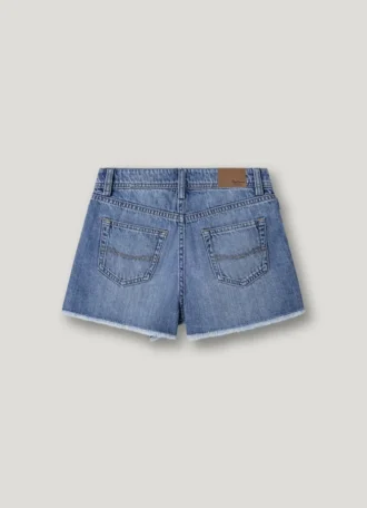 Jupe-short en denim coupe décontractée