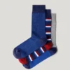 Lot de 3 paires de chaussettes à bordures