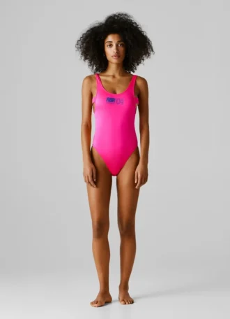 Maillot de bain avec logo imprimé