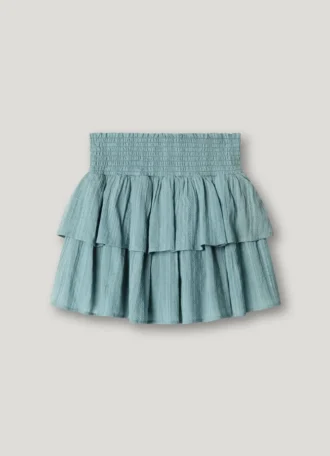 Mini-jupe à volants