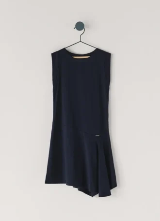 Mini-robe à col rond