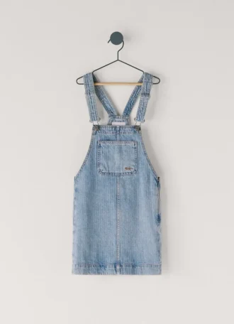 Mini-robe en denim coupe classique