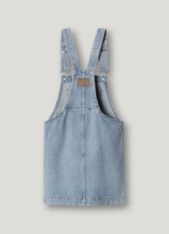 Mini-robe en denim coupe classique