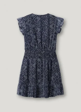 Mini-robe à imprimé floral