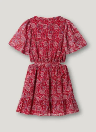 Mini-robe à imprimé floral