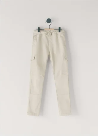 Pantalon cargo coupe slim