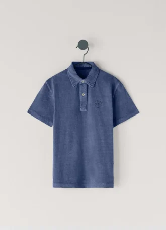 Polo teint en pièce, coupe classique