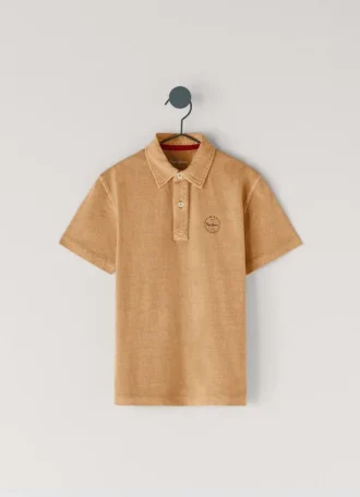 Polo teint en pièce, coupe classique