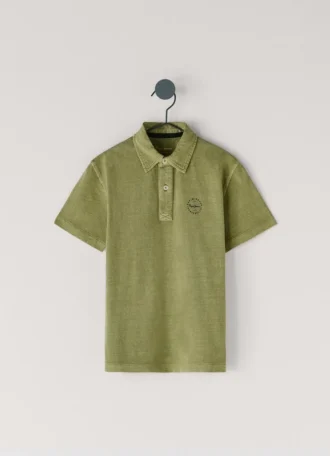 Polo teint en pièce, coupe classique