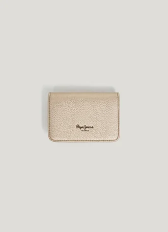 Portefeuille avec logo en relief