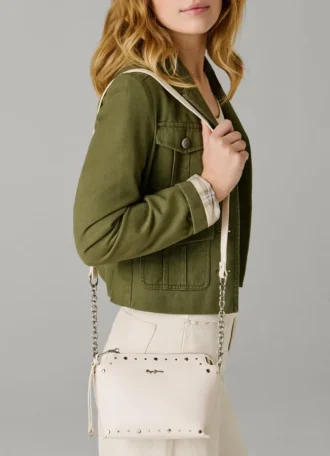 Sac à bandoulière effet cuir
