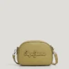 Sac à bandoulière effet cuir avec logo